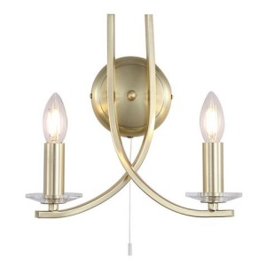 Aplica de perete stil elegant metal alama Ascona 2L