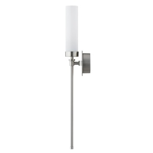 Aplica de perete stil elegant PRESTON nickel/sticla opal - Img 7