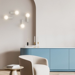Aplica de perete stil minimalist Boletta negru - Img 2