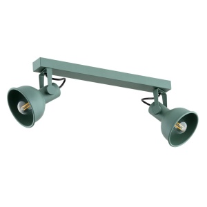 Aplica de perete / tavan cu 2 spoturi directionabile design modern Lenora verde 125009 universul-luminii.ro