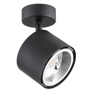 Aplica de perete/tavan cu spot ajustabil CLEAVLAND neagra 103509 universul-luminii.ro