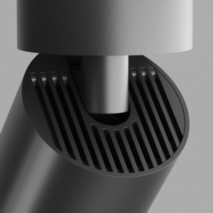 Aplica de perete / tavan design tehnic Focus S negru 119579 universul-luminii.ro