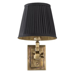 Aplica de perete up or down, alama vintage/ abajur negru, Wentworth 201839 universul-luminii.ro