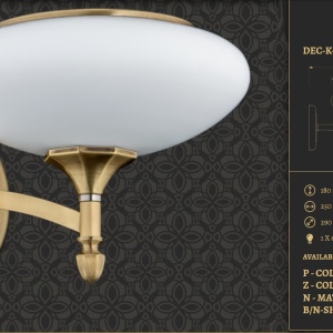 Aplica design clasic realizata manual Decor - Img 3