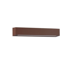 Aplica exterior corten liniara 38cm IP65 LED CCT PRISMATIC - Img 3
