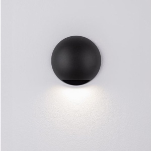 Aplica exterior cu iluminat jos LED IP65 PASSO negru