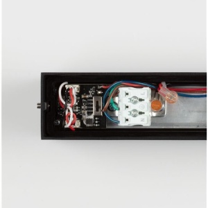Aplica exterior neagra liniara 22cm IP65 LED CCT PRISMATIC - Img 5