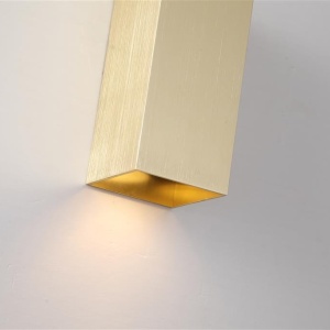 Aplica iluminat ambiental metal auriu Don Square 2 632539 universul-luminii.ro