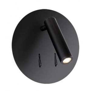 Aplica LED ambientala cu spot directionabil FARO neagra ZZ AZ3204