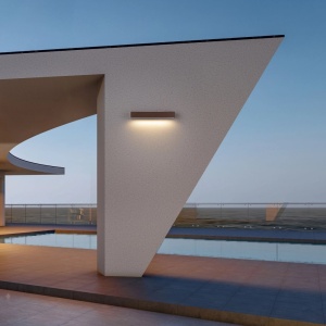 Aplica LED CCT ambientala de exterior IP65 LANE corten 19W - Img 3