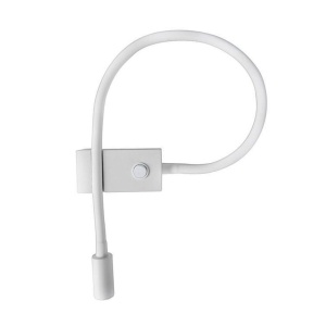Aplica LED cu spot directionabil design minimalist Geneva alba NVL-8126581