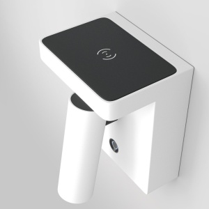 Aplica LED cu suport incarcator wireless Aron 164129 universul-luminii.ro