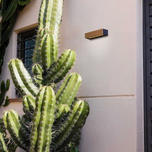 Aplica LED de exterior ambientala design modern IP65 LAKO lemn 102719 universul-luminii.ro