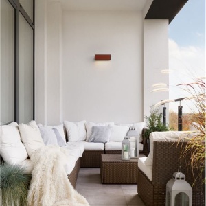 Aplica LED de exterior solara cu senzor de miscare IP65 BROWN 149029 universul-luminii.ro