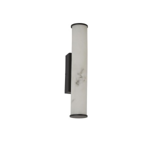 Aplica LED de perete baie metal negru Wales 630739 universul-luminii.ro