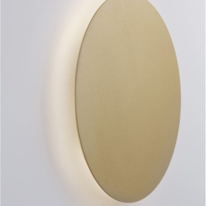 Aplica LED de perete design ambiental CYRCLE 30cm aurie 107099 universul-luminii.ro