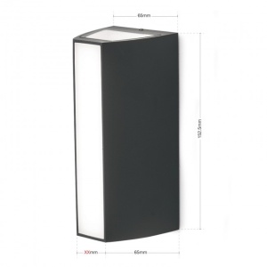 Aplica LED de perete exterior, protectie IP65, Mood antracit 197819 universul-luminii.ro