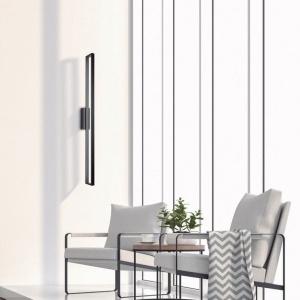 Aplica LED de perete iluminat ambiental DURBAN 20W neagra 133669 universul-luminii.ro