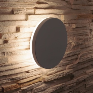 Aplica LED de perete iluminat exterior ambiental IP54 BORA gri inchis 136369 universul-luminii.ro