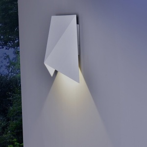 Aplica LED de perete iluminat exterior ambiental IP54 TRIAX alba 136349 universul-luminii.ro