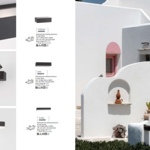 Aplica LED de perete pentru iluminat exterior IP65 PURE 205979 universul-luminii.ro