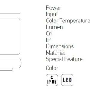 Aplica LED de perete pentru iluminat exterior, up/down, IP65 Cini grafit 30cm 48919 universul-luminii.ro