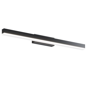Aplica LED de perete pentru oglinda, tablou design modern Fichte negru