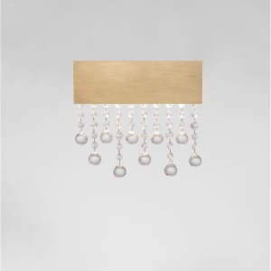 Aplica LED de perete stil elegant CRISTA aurie - Img 4