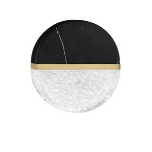 Aplica LED decorativa pentru baie IP44 LED 3000K DORIN negru