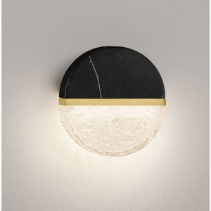 Aplica LED decorativa pentru baie IP44 LED 3000K DORIN negru - Img 4