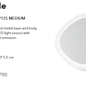 Aplica LED design modern GINGLE MEDIUM 196206 72049 universul-luminii.ro