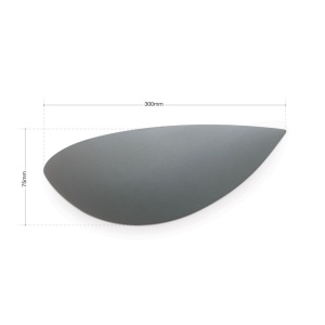 Aplica LED din ceramica GYPSUM gri - Img 2