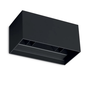 Aplica LED exterior ambientala IP54 ATOM AP D20 NERO 4000K