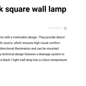Aplica LED exterior IP65 KOV 1L Black square 6W 2700K - Img 4