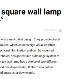Aplica LED exterior IP65 KOV 2L Black square 6W 2700K - Img 3