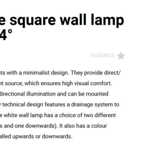 Aplica LED exterior IP65 KOV 2L White square 6W 2700K - Img 3