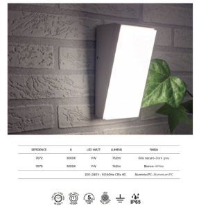 Aplica LED iluminat exterior modern IP65 SOLDEN gri inchis 136439 universul-luminii.ro