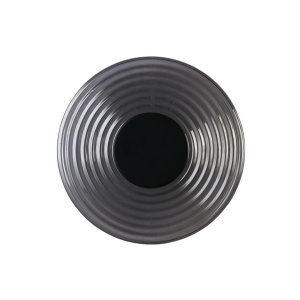 Aplica LED metal negru mat sticla fumurie Cleo, 2, universul-luminii.ro