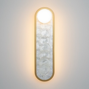 Aplica LED mozaic din sidef natural Capiz Perlamour - Img 10