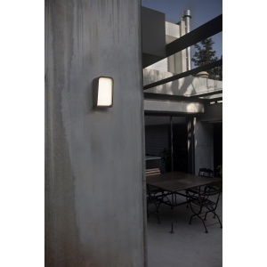 Aplica LED perete exterior design modern IP65 MASK gri 189439 universul-luminii.ro