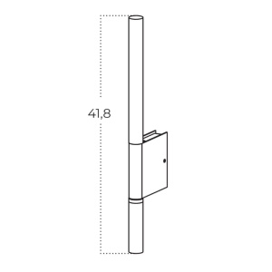 Aplica LED reglabila design minimalist OLIMPIA negru 225579 universul-luminii.ro