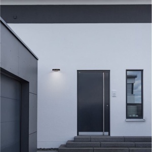 Aplica LED solara iluminat exterior cu senzor de miscare IP65 AIGO 148789 universul-luminii.ro