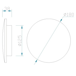 Aplica LED stil ambiental BORA BORA 2700K 12W negru MA-C0132 171089 universul-luminii.ro