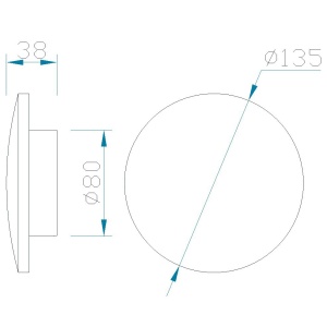 Aplica LED stil ambiental BORA BORA 3000K 6W alba MA-C0101 171109 universul-luminii.ro