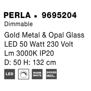 Aplica LED suspendata design de lux deosebit PERLA - Img 9