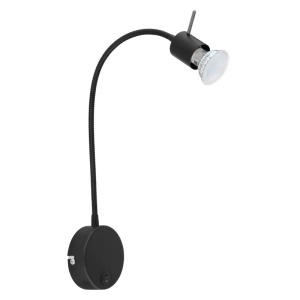 Aplica minimalista cu brat flexibil si Spot MILLY negru 105749 universul-luminii.ro