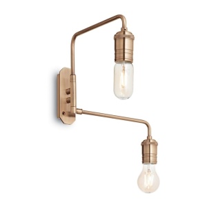 Aplica moderna cu doua brate directionabile, finisaj alama antic, TRIUMPH AP2 OTTONE