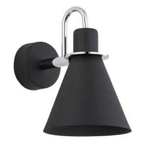 Aplica moderna design retro Beverly negru/crom - Img 2