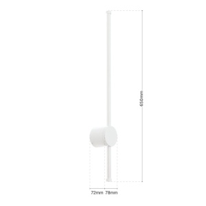 Aplica pentru baie stil minimalist IP54 FERDINAND alba 234269 universul-luminii.ro