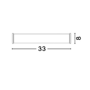 Aplica pentru oglinda baie IP44 Polo L-33cm NVL-602202 83379 universul-luminii.ro